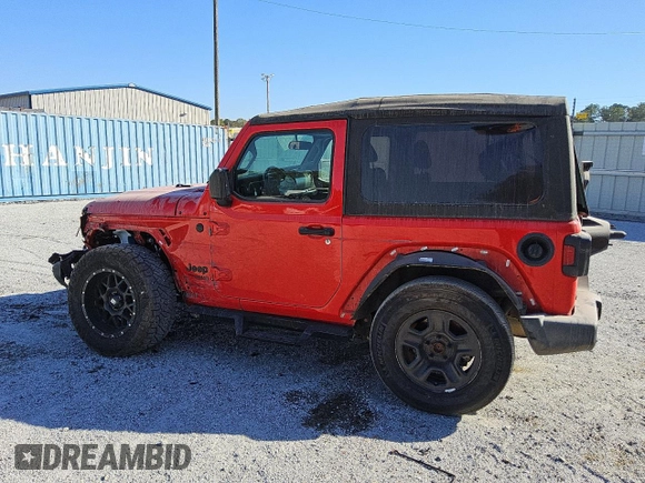 2021 Jeep Wrangler Sport with VIN 1C4GJXAN5MW737597, listed as a Copart auction lot 75238154 with 24,293 mi miles and Clean Title. Bid and sale history available at DreamBid. Image 2.