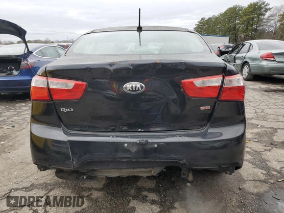 2014 Kia Rio LX with VIN KNADM4A37E6347641, listed as a Copart auction lot 41618805 with 143,921 mi miles and Clean Title. Bid and sale history available at DreamBid. Image 6.