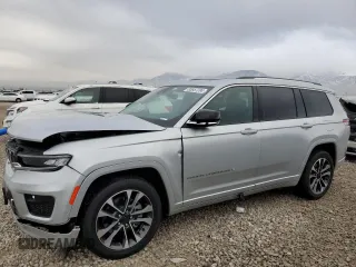 2023 Jeep Grand Cherokee Overland with VIN 1C4RJKDGXP8800940, listed as a Copart auction lot 85957204 with 25,894 mi miles and Salvage title. Bid and sale history available at DreamBid. Image 1.