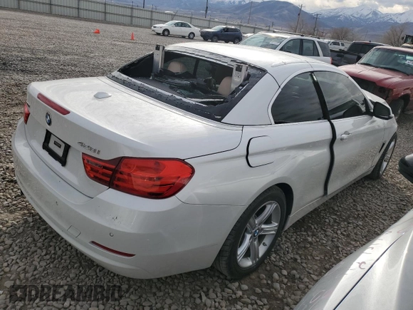 2014 BMW 4 Series 428i xDrive with VIN WBA3T1C53EPS98007, listed as a Copart auction lot 44273865 with Not Provided miles and Salvage Title. Bid and sale history available at DreamBid. Image 3.