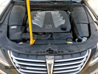 2012 Hyundai Equus Signature with VIN KMHGH4JH3CU056607, listed as a Copart auction lot 61742495 with 164,031 mi miles and Salvage title. Bid and sale history available at DreamBid. Image 11.