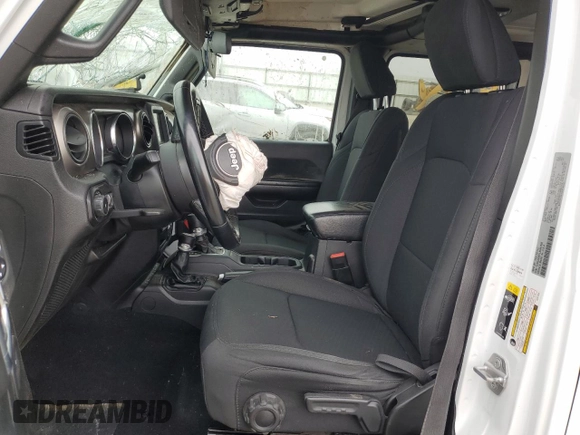 2020 Jeep Wrangler Unlimited Sport S с VIN 1C4HJXDN1LW341326, выставлен на аукционе Copart как лот 54741625 с пробегом 97 100 миль миль и Списание • Salvage title. История ставок и продаж доступна на DreamBid. Изображение 7.