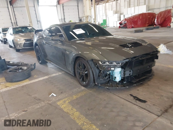 2024 Ford Mustang GT with VIN 1FA6P8CF9R5419104, listed as a IAAI auction lot 42304522 with 6,721 mi miles and . Bid and sale history available at DreamBid. Image 1.