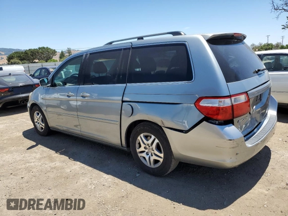 2006 Honda Odyssey EX-L z VIN 5FNRL38756B020403, wystawiony jako Copart lot #58294445 z przebiegiem 248 529 mil mil oraz Szkoda całkowita • Salvage title. Historia ofert i sprzedaży dostępna na DreamBid. Obrazek 2.