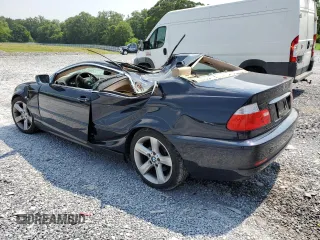 2006 BMW 3 Series 325Ci with VIN WBABD33456PL09358, listed as a Copart auction lot 59507345 with 155,033 mi miles and Salvage title. Bid and sale history available at DreamBid. Image 2.