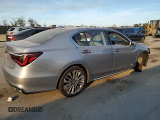 2018 Acura RLX w/Technology Pkg with VIN JH4KC1F52JC000704, listed as a Copart auction lot 43264815 with 0 mi miles and Salvage Title. Bid and sale history available at carsss.com. Image 3.