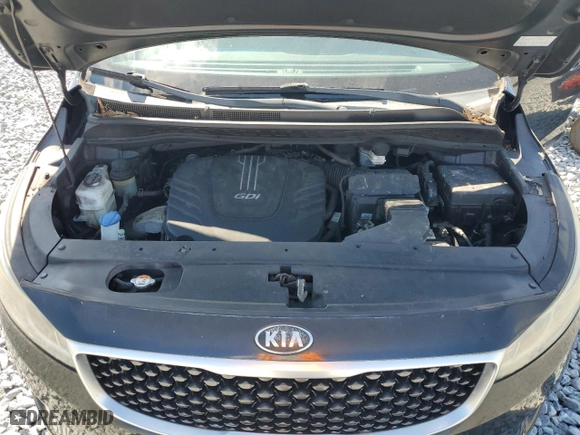 2015 Kia Sedona LX with VIN KNDMB5C11F6042261, listed as a Copart auction lot 53165305 with 121,474 mi miles and Clean Title. Bid and sale history available at carsss.com. Image 12.