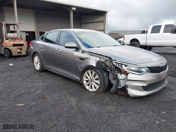 2017 Kia Optima LX with VIN 5XXGT4L34HG176918, listed as a IAAI auction lot 41473822 with 74,789 mi miles. Bid and sale history available at carsss.com. Image 6.