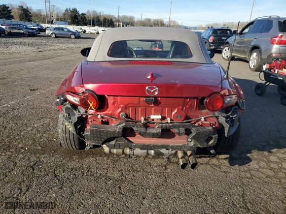 2020 Mazda MX-5 Miata Grand Touring with VIN JM1NDAD77L0410693, listed as a Copart auction lot 89218145 with NaN miles and Salvage Title. Bid and sale history available at carsss.com. Image 6.