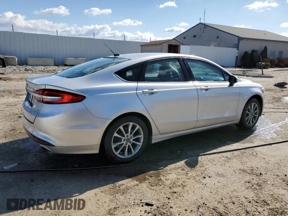 2017 Ford Fusion SE with VIN 3FA6P0HD5HR186567, listed as a Copart auction lot 50250495 with 61,053 mi miles and Salvage title. Bid and sale history available at DreamBid. Image 3.