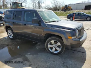 2016 Jeep Patriot Latitude with VIN 1C4NJPFA9GD793975, listed as a Copart auction lot 51990705 with 187,706 mi miles and Salvage title. Bid and sale history available at DreamBid. Image 4.
