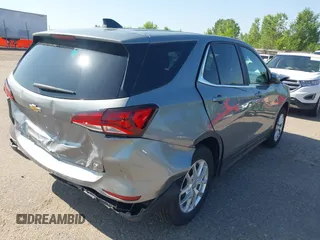 2024 Chevrolet Equinox LT with VIN 3GNAXUEG9RL335830, listed as a IAAI auction lot 42543768 with 20,795 mi miles and . Bid and sale history available at DreamBid. Image 4.