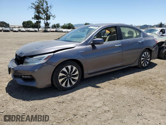 2017 Honda Accord Touring with VIN JHMCR6F74HC028452, listed as a Copart auction lot 62715345 with 83,506 mi miles and Salvage title. Bid and sale history available at DreamBid. Image 1.