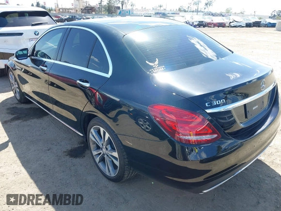 2017 Mercedes-Benz C 300 with VIN 55SWF4JB2HU200616, listed as a IAAI auction lot 41965346 with 49,716 mi miles and . Bid and sale history available at carsss.com. Image 3.