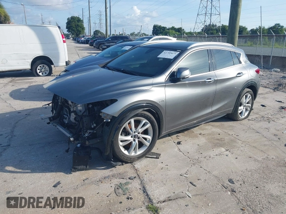2017 Infiniti QX30 Sport with VIN SJKCH5CP9HA031424, listed as a IAAI auction lot 42792075 with 81,686 mi miles and . Bid and sale history available at DreamBid. Image 17.