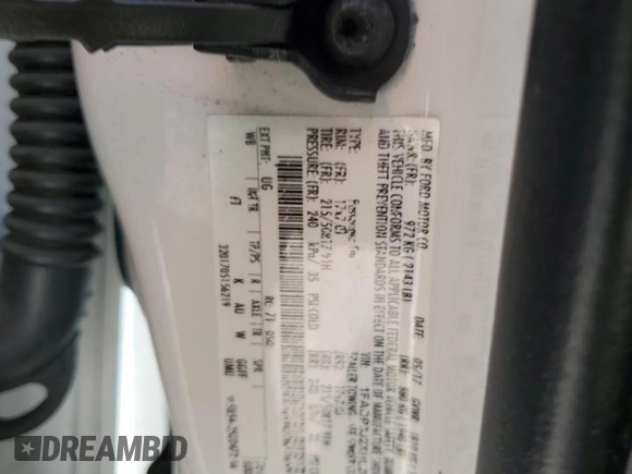 2017 Ford Focus Titanium with VIN 1FADP3J2XHL291606, listed as a Copart auction lot 58268285 with 153,272 mi miles and Salvage title. Bid and sale history available at DreamBid. Image 13.