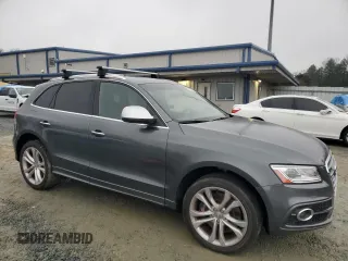 2015 Audi SQ5 Prestige with VIN WA1VGAFP7FA052184, listed as a Copart auction lot 41655245 with 76,068 mi miles and Salvage Title. Bid and sale history available at carsss.com. Image 4.
