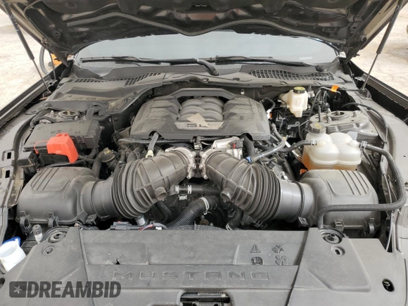 2024 Ford Mustang GT with VIN 1FA6P8CF8R5420289, listed as a Copart auction lot 49837415 with 19,636 mi miles and Salvage title. Bid and sale history available at DreamBid. Image 11.