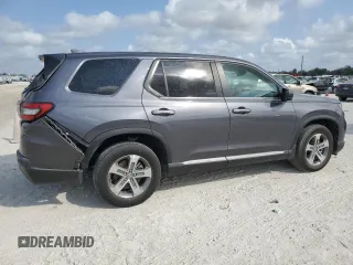 2023 Honda Pilot EX-L 7 Passenger with VIN 5FNYG1H57PB038955, listed as a Copart auction lot 44846595 with 33,847 mi miles and Non Repairable. Bid and sale history available at carsss.com. Image 3.