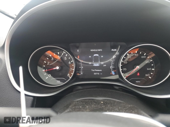 2020 Jeep Compass North z VIN 3C4NJDBB7LT228982, wystawiony jako Copart lot #55665605 z przebiegiem 33 715 mil mil oraz Szkoda całkowita • Salvage title. Historia ofert i sprzedaży dostępna na DreamBid. Obrazek 9.