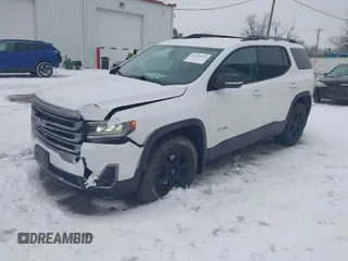 2021 GMC Acadia AT4 with VIN 1GKKNLLS7MZ218872, listed as a IAAI auction lot 41292136 with 41,332 mi miles and . Bid and sale history available at DreamBid. Image 2.