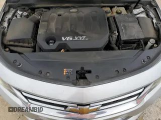 2016 Chevrolet Impala LTZ with VIN 2G1145S35G9182297, listed as a Copart auction lot 55792725 with 104,686 mi miles and Salvage title. Bid and sale history available at DreamBid. Image 11.