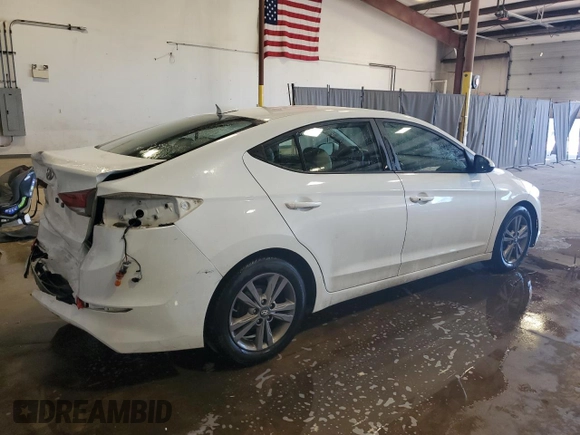 2017 Hyundai Elantra SE with VIN 5NPD84LF2HH120849, listed as a Copart auction lot 54703255 with 80,335 mi miles and Salvage Title. Bid and sale history available at DreamBid. Image 3.