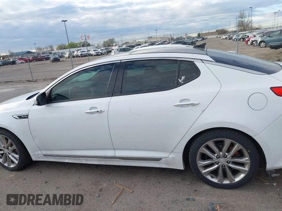 2015 Kia Optima SXL Turbo with VIN 5XXGR4A63FG374348, listed as a IAAI auction lot 41913278 with 173,880 mi miles and . Bid and sale history available at DreamBid. Image 14.