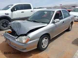 2001 Kia Sephia with VIN KNAFB121815081573, listed as a IAAI auction lot 42058297 with 112,069 mi miles and . Bid and sale history available at DreamBid. Image 2.