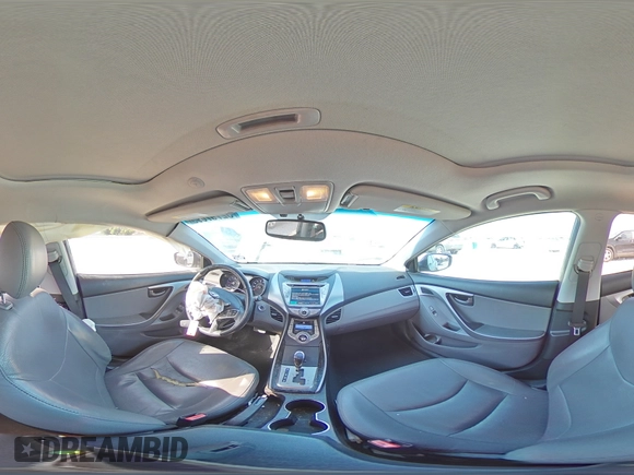 2013 Hyundai Elantra Limited with VIN 5NPDH4AE7DH202368, listed as a Copart auction lot 52707695 with 105,956 mi miles and Salvage Title. Bid and sale history available at DreamBid. Image 12.