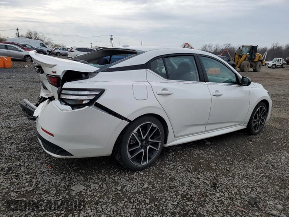 2024 Nissan Sentra SR with VIN 3N1AB8DV2RY282053, listed as a Copart auction lot 51739245 with 12,881 mi miles and Salvage Title. Bid and sale history available at carsss.com. Image 3.