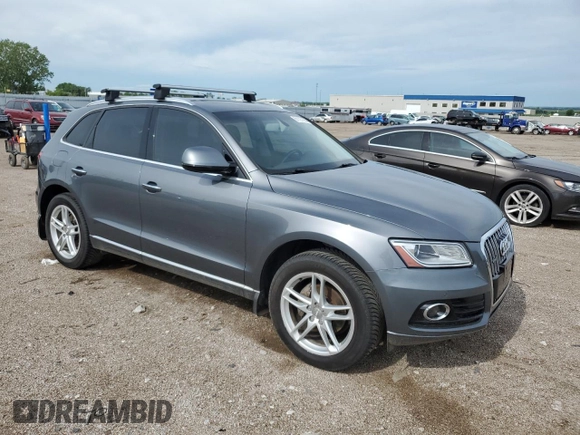 2016 Audi Q5 Premium Plus with VIN WA1L2AFP4GA136390, listed as a Copart auction lot 61127185 with 112,021 mi miles and Salvage title. Bid and sale history available at DreamBid. Image 4.