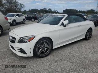 2020 Mercedes-Benz C 300 with VIN W1KWK8EBXLF983483, listed as a Copart auction lot 74327594 with Not Provided miles and Non Repairable. Bid and sale history available at DreamBid. Image 1.