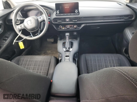 2024 Honda HR-V LX with VIN 3CZRZ1H34RM727051, listed as a Copart auction lot 44580075 with 15,573 mi miles and Salvage Title. Bid and sale history available at DreamBid. Image 8.