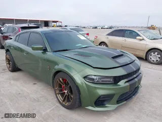 2021 Dodge Charger SRT Hellcat Widebody with VIN 2C3CDXL97MH669182, listed as a IAAI auction lot 41635457 with 38,211 mi miles. Bid and sale history available at carsss.com. Image 1.