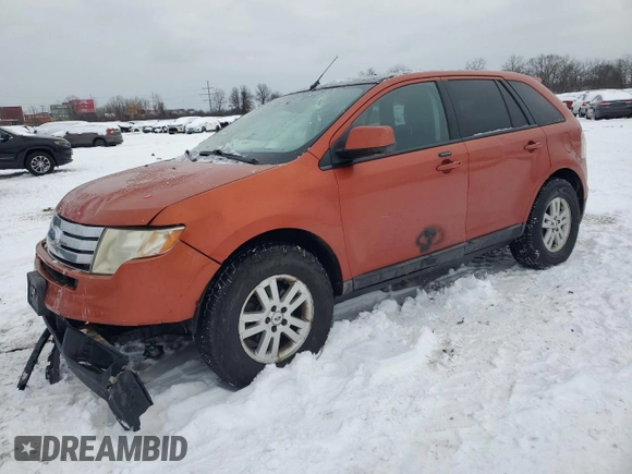 2007 Ford Edge SEL PLUS with VIN 2FMDK49C77BA22906, listed as a Copart auction lot 47485995 with 260,194 mi miles and Salvage Title. Bid and sale history available at carsss.com. Image 1.