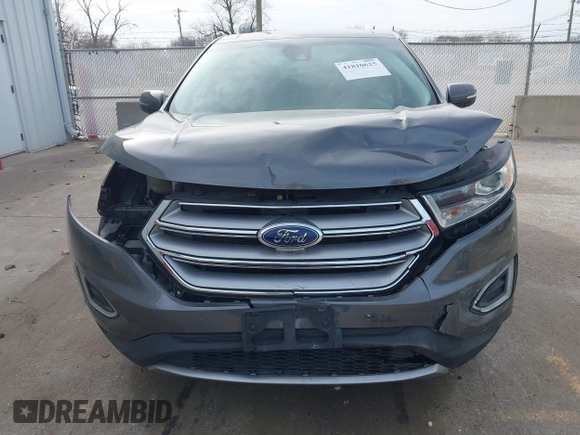 2015 Ford Edge Titanium with VIN 2FMPK4K81FBC30541, listed as a IAAI auction lot 41810625 with 117,345 mi miles. Bid and sale history available at carsss.com. Image 6.