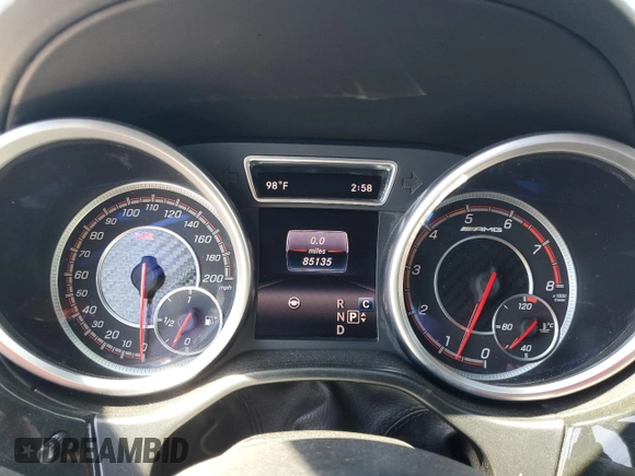 2016 Mercedes-Benz GLE 63 S AMG with VIN 4JGED7FB6GA024329, listed as a Copart auction lot 62430945 with 85,135 mi miles and Clean title. Bid and sale history available at DreamBid. Image 9.
