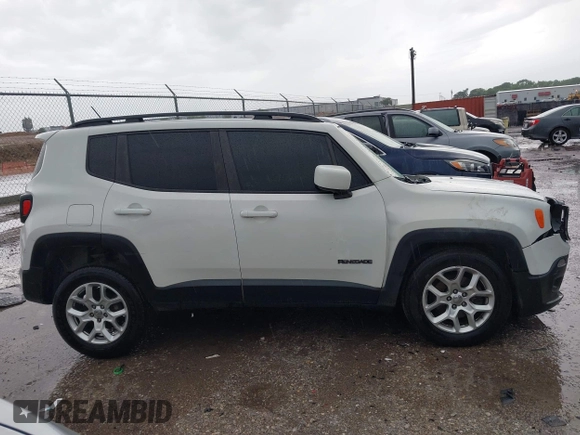 2017 Jeep Renegade Latitude with VIN ZACCJBBB4HPE57906, listed as a IAAI auction lot 42179151 with 124,651 mi miles and . Bid and sale history available at DreamBid. Image 13.