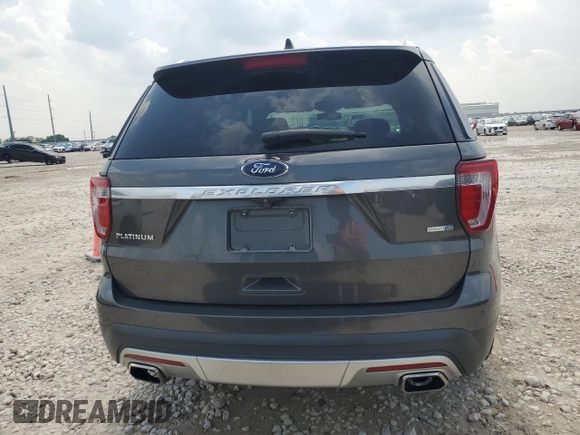 2017 Ford Explorer Platinum с VIN 1FM5K8HT8HGC20790, выставлен на аукционе Copart как лот 55330035 с пробегом 131 810 миль миль и Чистый • Clean title. История ставок и продаж доступна на DreamBid. Изображение 6.