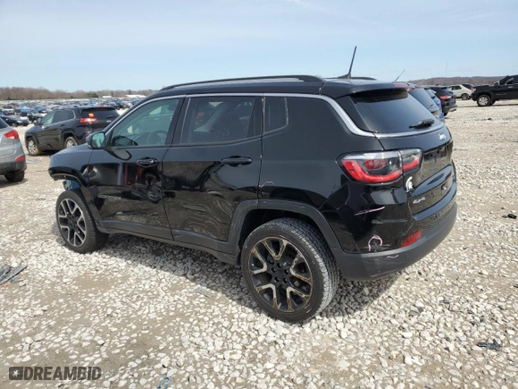 2018 Jeep Compass Limited with VIN 3C4NJDCB4JT369245, listed as a Copart auction lot 50962945 with 65,233 mi miles and Clean Title. Bid and sale history available at carsss.com. Image 2.