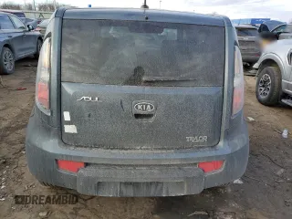 2011 Kia Soul + with VIN KNDJT2A21B7248744, listed as a Copart auction lot 43058535 with 118,932 mi miles and Salvage Title. Bid and sale history available at carsss.com. Image 6.