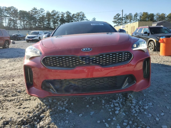 2021 Kia Stinger GT with VIN KNAE35LC5M6095879, listed as a Copart auction lot 41699045 with 39,887 mi miles and Salvage Title. Bid and sale history available at carsss.com. Image 5.