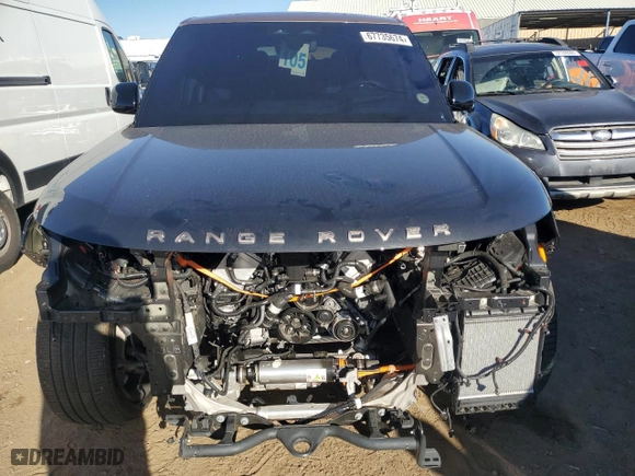 2023 Land Rover Range Rover SV with VIN SALKU9E78PA038158, listed as a Copart auction lot 67735674 with 0 mi miles and Salvage Title. Bid and sale history available at carsss.com. Image 5.