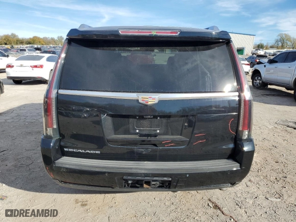 2018 Cadillac Escalade Luxury with VIN 1GYS3BKJXJR348574, listed as a Copart auction lot 81994574 with 143,867 mi miles and Salvage Title. Bid and sale history available at carsss.com. Image 6.