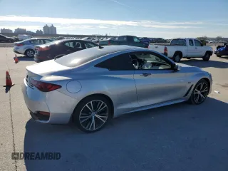 2018 Infiniti Q60 Luxe with VIN JN1EV7EL5JM391498, listed as a Copart auction lot 38105343 with 24,975 mi miles and . Bid and sale history available at carsss.com. Image 3.
