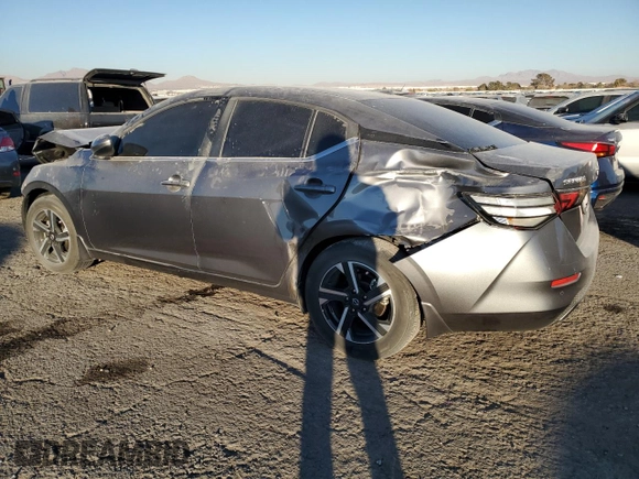 2024 Nissan Sentra SV with VIN 3N1AB8CV8RY218990, listed as a Copart auction lot 42206595 with 25,391 mi miles and Salvage Title. Bid and sale history available at DreamBid. Image 2.