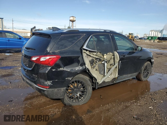 2020 Chevrolet Equinox LT with VIN 2GNAXUEV1L6135745, listed as a Copart auction lot 49691095 with 80,259 mi miles and Salvage Title. Bid and sale history available at DreamBid. Image 3.