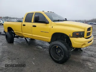2005 Dodge Ram 3500 SLT with VIN 3D7LS38C45G760125, listed as a Copart auction lot 84136424 with 214,874 mi miles and Salvage Title. Bid and sale history available at carsss.com. Image 4.