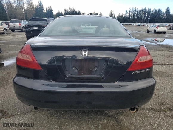 2005 Honda Accord Cpe LX V6 SE with VIN 1HGCM82485A017244, listed as a Copart auction lot 75055174 with 158,654 mi miles and Salvage Title. Bid and sale history available at carsss.com. Image 6.